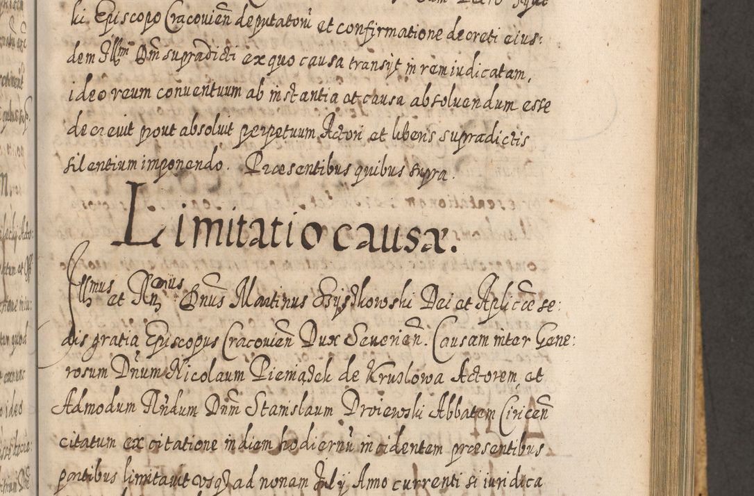 Zdjęcie nr 722 dla obiektu archiwalnego: Acta actorum, causarum spiritualium, civilium, criminalium, obligationum, cessionum, decimarum, testamentorum R. D. Martini Szyszkowski, episcopi Cracoviensis, ducis Severiensis in annis 1617 - 1619. Tomus primus.