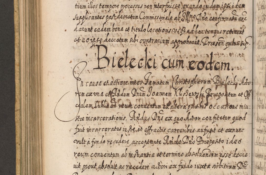 Zdjęcie nr 721 dla obiektu archiwalnego: Acta actorum, causarum spiritualium, civilium, criminalium, obligationum, cessionum, decimarum, testamentorum R. D. Martini Szyszkowski, episcopi Cracoviensis, ducis Severiensis in annis 1617 - 1619. Tomus primus.