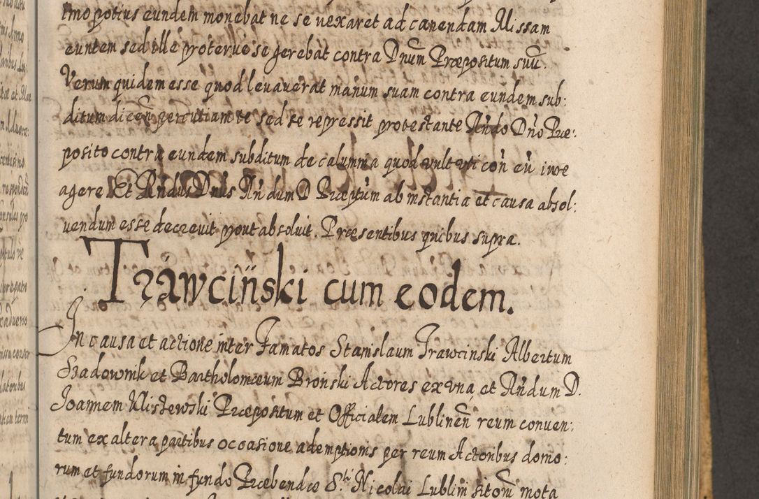 Zdjęcie nr 720 dla obiektu archiwalnego: Acta actorum, causarum spiritualium, civilium, criminalium, obligationum, cessionum, decimarum, testamentorum R. D. Martini Szyszkowski, episcopi Cracoviensis, ducis Severiensis in annis 1617 - 1619. Tomus primus.