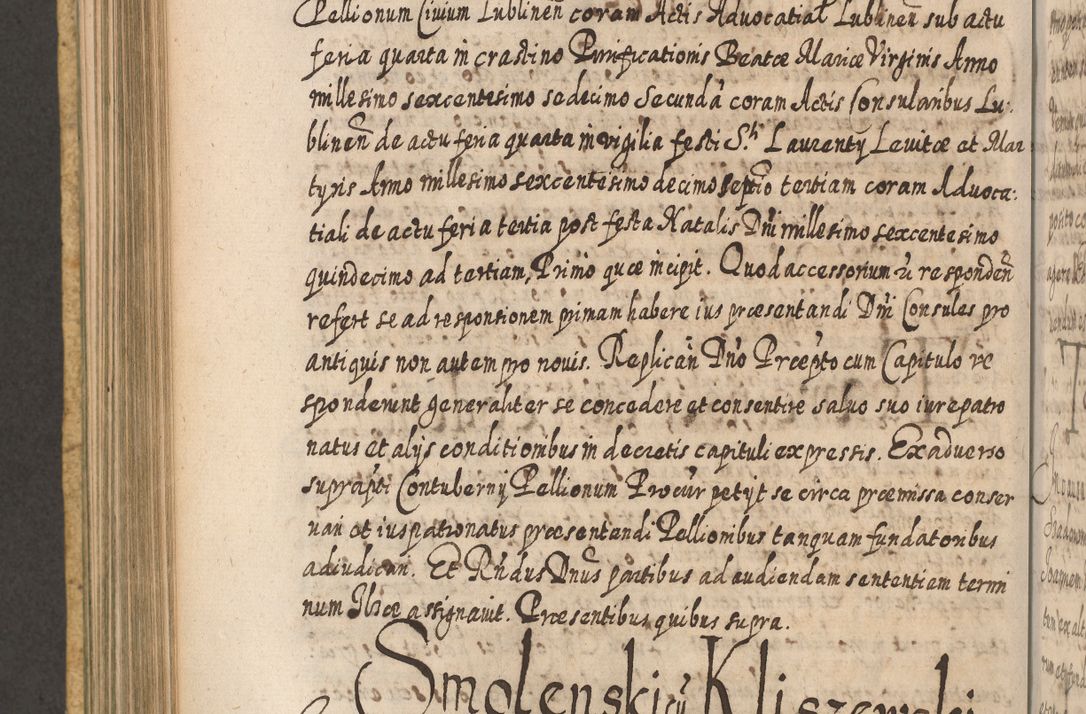 Zdjęcie nr 719 dla obiektu archiwalnego: Acta actorum, causarum spiritualium, civilium, criminalium, obligationum, cessionum, decimarum, testamentorum R. D. Martini Szyszkowski, episcopi Cracoviensis, ducis Severiensis in annis 1617 - 1619. Tomus primus.