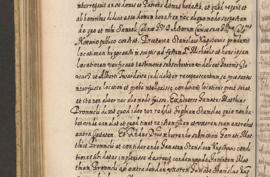 Zdjęcie nr 717 dla obiektu archiwalnego: Acta actorum, causarum spiritualium, civilium, criminalium, obligationum, cessionum, decimarum, testamentorum R. D. Martini Szyszkowski, episcopi Cracoviensis, ducis Severiensis in annis 1617 - 1619. Tomus primus.