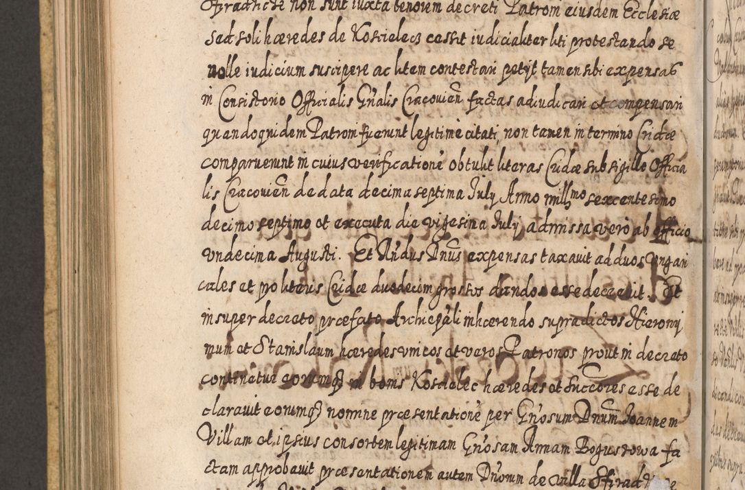 Zdjęcie nr 705 dla obiektu archiwalnego: Acta actorum, causarum spiritualium, civilium, criminalium, obligationum, cessionum, decimarum, testamentorum R. D. Martini Szyszkowski, episcopi Cracoviensis, ducis Severiensis in annis 1617 - 1619. Tomus primus.