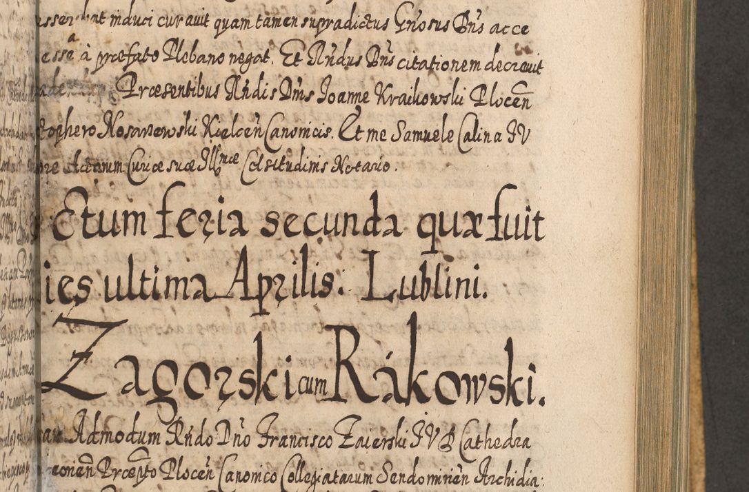 Zdjęcie nr 704 dla obiektu archiwalnego: Acta actorum, causarum spiritualium, civilium, criminalium, obligationum, cessionum, decimarum, testamentorum R. D. Martini Szyszkowski, episcopi Cracoviensis, ducis Severiensis in annis 1617 - 1619. Tomus primus.
