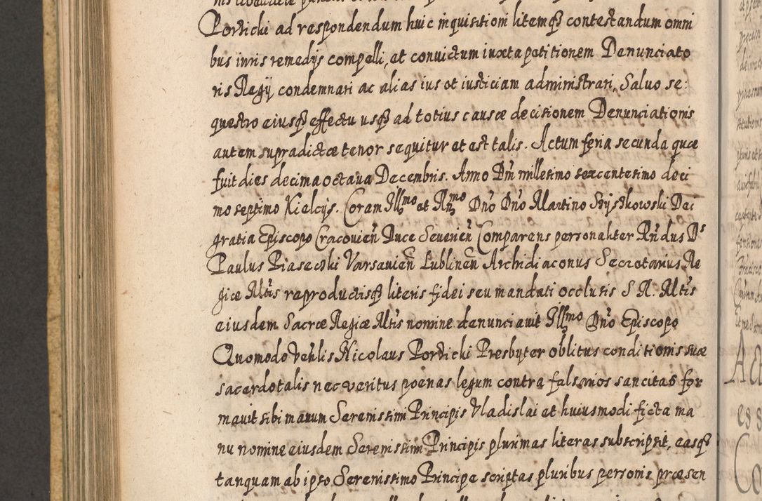 Zdjęcie nr 689 dla obiektu archiwalnego: Acta actorum, causarum spiritualium, civilium, criminalium, obligationum, cessionum, decimarum, testamentorum R. D. Martini Szyszkowski, episcopi Cracoviensis, ducis Severiensis in annis 1617 - 1619. Tomus primus.