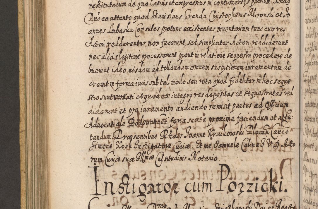 Zdjęcie nr 687 dla obiektu archiwalnego: Acta actorum, causarum spiritualium, civilium, criminalium, obligationum, cessionum, decimarum, testamentorum R. D. Martini Szyszkowski, episcopi Cracoviensis, ducis Severiensis in annis 1617 - 1619. Tomus primus.
