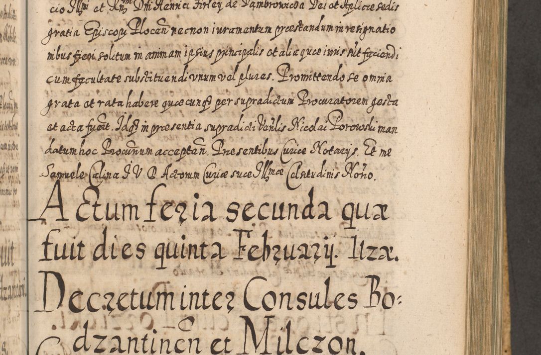Zdjęcie nr 686 dla obiektu archiwalnego: Acta actorum, causarum spiritualium, civilium, criminalium, obligationum, cessionum, decimarum, testamentorum R. D. Martini Szyszkowski, episcopi Cracoviensis, ducis Severiensis in annis 1617 - 1619. Tomus primus.