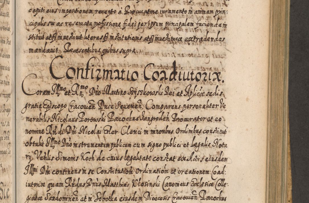 Zdjęcie nr 682 dla obiektu archiwalnego: Acta actorum, causarum spiritualium, civilium, criminalium, obligationum, cessionum, decimarum, testamentorum R. D. Martini Szyszkowski, episcopi Cracoviensis, ducis Severiensis in annis 1617 - 1619. Tomus primus.