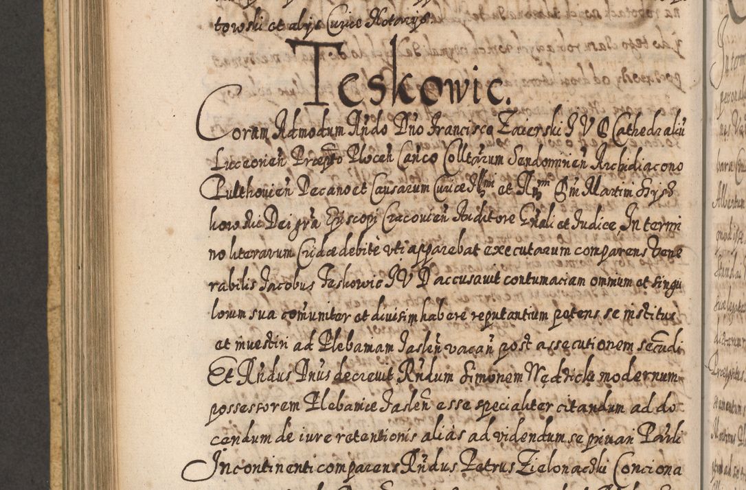 Zdjęcie nr 679 dla obiektu archiwalnego: Acta actorum, causarum spiritualium, civilium, criminalium, obligationum, cessionum, decimarum, testamentorum R. D. Martini Szyszkowski, episcopi Cracoviensis, ducis Severiensis in annis 1617 - 1619. Tomus primus.