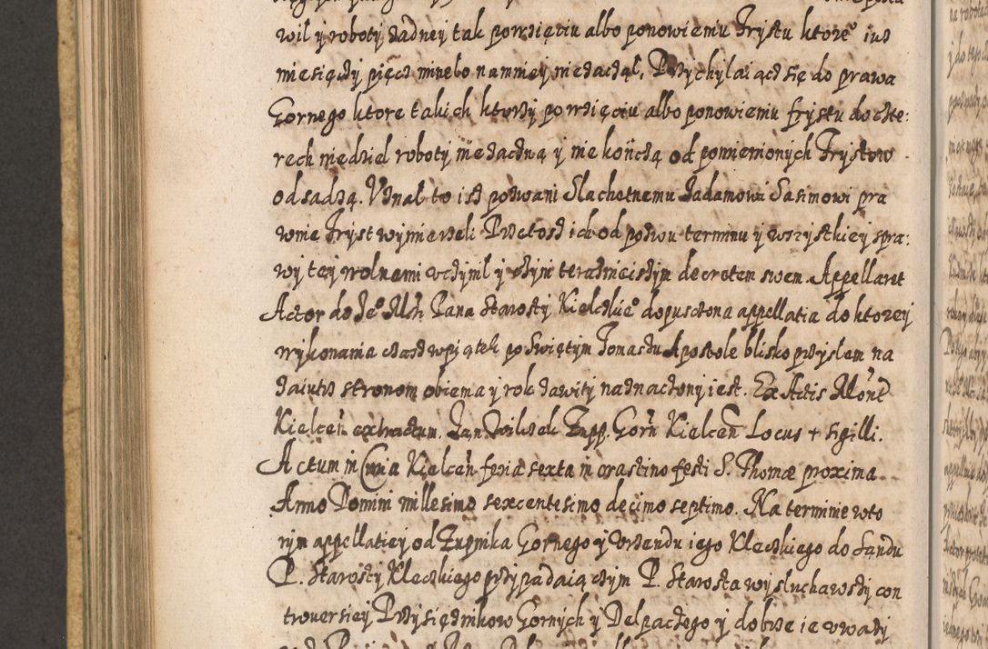 Zdjęcie nr 677 dla obiektu archiwalnego: Acta actorum, causarum spiritualium, civilium, criminalium, obligationum, cessionum, decimarum, testamentorum R. D. Martini Szyszkowski, episcopi Cracoviensis, ducis Severiensis in annis 1617 - 1619. Tomus primus.