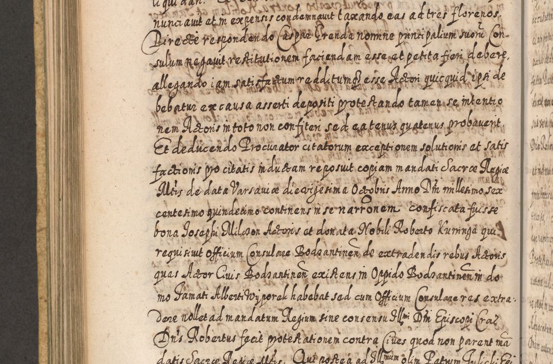 Zdjęcie nr 669 dla obiektu archiwalnego: Acta actorum, causarum spiritualium, civilium, criminalium, obligationum, cessionum, decimarum, testamentorum R. D. Martini Szyszkowski, episcopi Cracoviensis, ducis Severiensis in annis 1617 - 1619. Tomus primus.