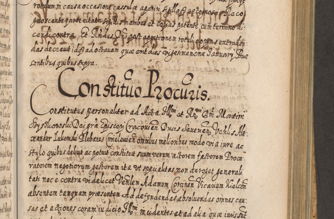 Zdjęcie nr 664 dla obiektu archiwalnego: Acta actorum, causarum spiritualium, civilium, criminalium, obligationum, cessionum, decimarum, testamentorum R. D. Martini Szyszkowski, episcopi Cracoviensis, ducis Severiensis in annis 1617 - 1619. Tomus primus.