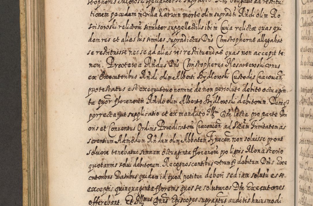 Zdjęcie nr 655 dla obiektu archiwalnego: Acta actorum, causarum spiritualium, civilium, criminalium, obligationum, cessionum, decimarum, testamentorum R. D. Martini Szyszkowski, episcopi Cracoviensis, ducis Severiensis in annis 1617 - 1619. Tomus primus.