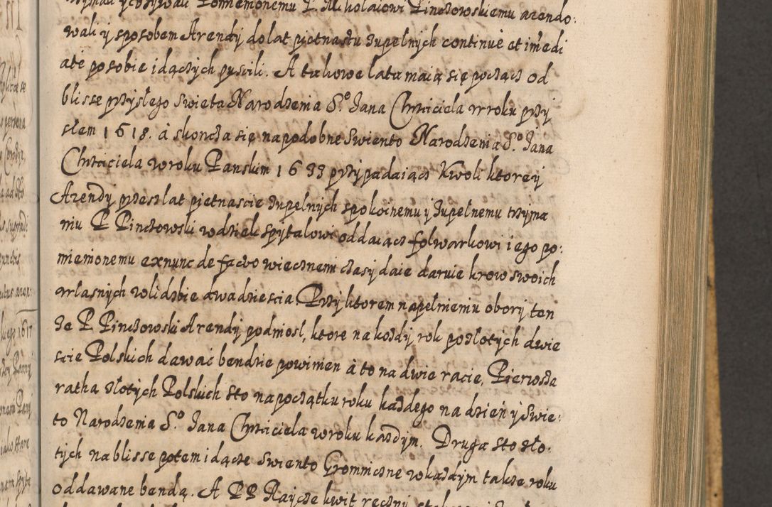 Zdjęcie nr 646 dla obiektu archiwalnego: Acta actorum, causarum spiritualium, civilium, criminalium, obligationum, cessionum, decimarum, testamentorum R. D. Martini Szyszkowski, episcopi Cracoviensis, ducis Severiensis in annis 1617 - 1619. Tomus primus.
