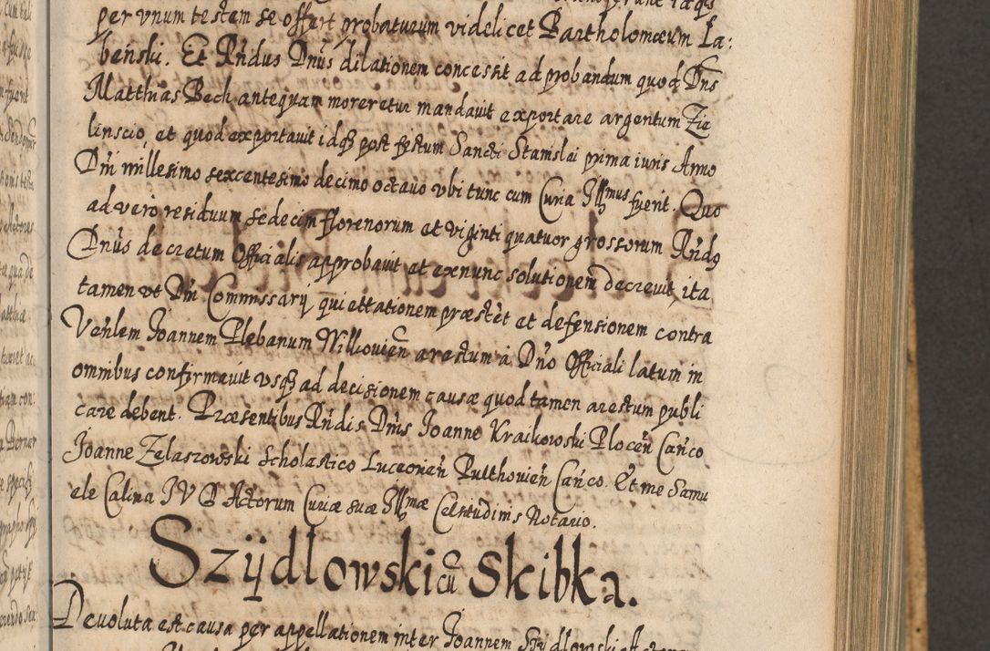 Zdjęcie nr 638 dla obiektu archiwalnego: Acta actorum, causarum spiritualium, civilium, criminalium, obligationum, cessionum, decimarum, testamentorum R. D. Martini Szyszkowski, episcopi Cracoviensis, ducis Severiensis in annis 1617 - 1619. Tomus primus.