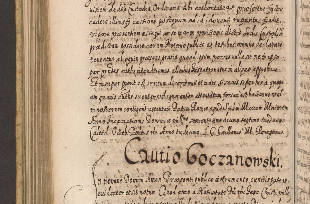 Zdjęcie nr 633 dla obiektu archiwalnego: Acta actorum, causarum spiritualium, civilium, criminalium, obligationum, cessionum, decimarum, testamentorum R. D. Martini Szyszkowski, episcopi Cracoviensis, ducis Severiensis in annis 1617 - 1619. Tomus primus.
