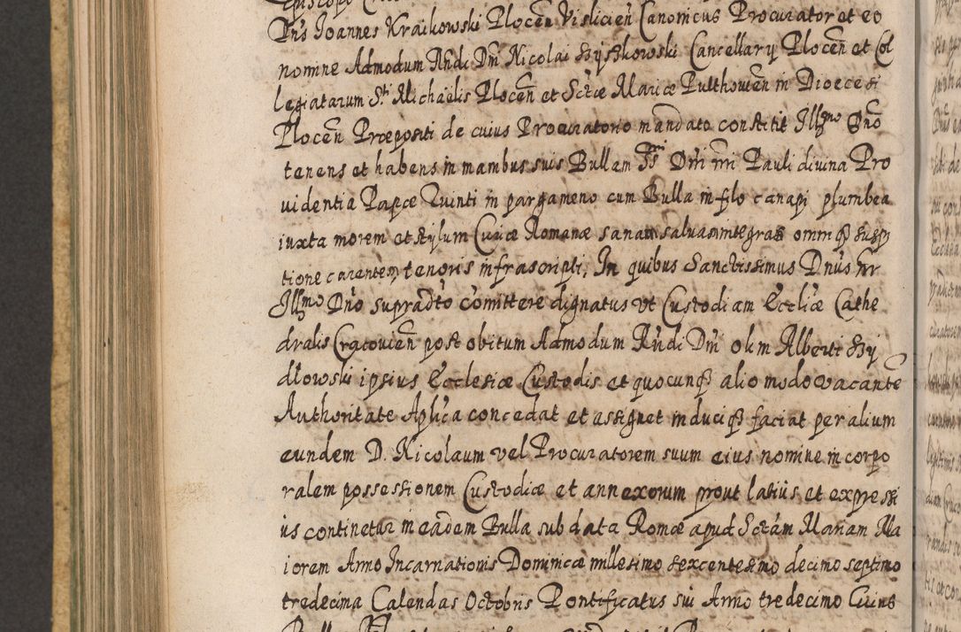 Zdjęcie nr 627 dla obiektu archiwalnego: Acta actorum, causarum spiritualium, civilium, criminalium, obligationum, cessionum, decimarum, testamentorum R. D. Martini Szyszkowski, episcopi Cracoviensis, ducis Severiensis in annis 1617 - 1619. Tomus primus.