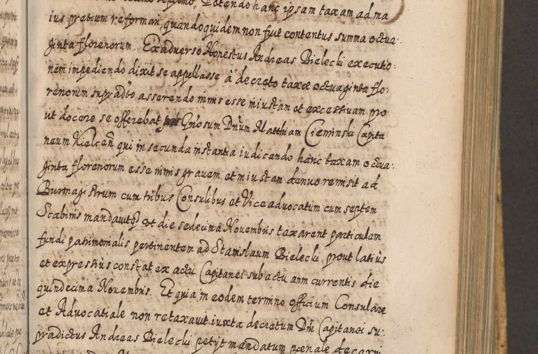 Zdjęcie nr 614 dla obiektu archiwalnego: Acta actorum, causarum spiritualium, civilium, criminalium, obligationum, cessionum, decimarum, testamentorum R. D. Martini Szyszkowski, episcopi Cracoviensis, ducis Severiensis in annis 1617 - 1619. Tomus primus.