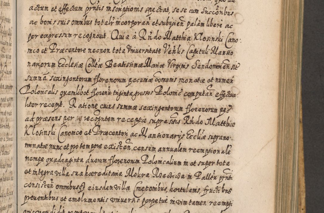 Zdjęcie nr 610 dla obiektu archiwalnego: Acta actorum, causarum spiritualium, civilium, criminalium, obligationum, cessionum, decimarum, testamentorum R. D. Martini Szyszkowski, episcopi Cracoviensis, ducis Severiensis in annis 1617 - 1619. Tomus primus.