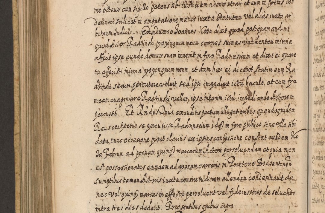Zdjęcie nr 809 dla obiektu archiwalnego: Acta actorum, causarum spiritualium, civilium, criminalium, obligationum, cessionum, decimarum, testamentorum R. D. Martini Szyszkowski, episcopi Cracoviensis, ducis Severiensis in annis 1617 - 1619. Tomus primus.