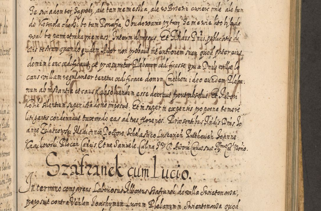 Zdjęcie nr 812 dla obiektu archiwalnego: Acta actorum, causarum spiritualium, civilium, criminalium, obligationum, cessionum, decimarum, testamentorum R. D. Martini Szyszkowski, episcopi Cracoviensis, ducis Severiensis in annis 1617 - 1619. Tomus primus.
