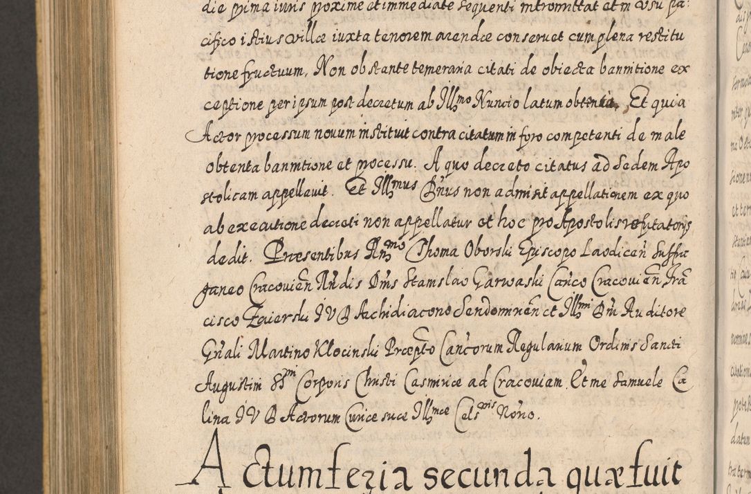 Zdjęcie nr 996 dla obiektu archiwalnego: Acta actorum, causarum spiritualium, civilium, criminalium, obligationum, cessionum, decimarum, testamentorum R. D. Martini Szyszkowski, episcopi Cracoviensis, ducis Severiensis in annis 1617 - 1619. Tomus primus.