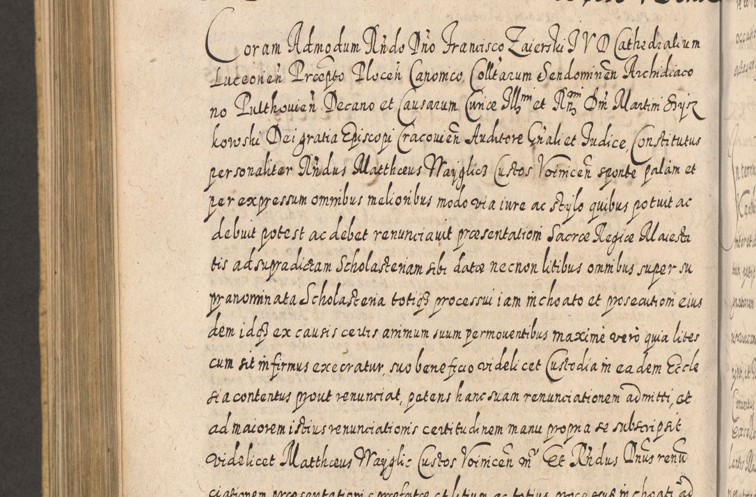 Zdjęcie nr 986 dla obiektu archiwalnego: Acta actorum, causarum spiritualium, civilium, criminalium, obligationum, cessionum, decimarum, testamentorum R. D. Martini Szyszkowski, episcopi Cracoviensis, ducis Severiensis in annis 1617 - 1619. Tomus primus.
