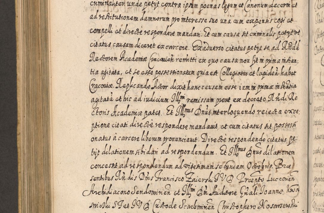 Zdjęcie nr 982 dla obiektu archiwalnego: Acta actorum, causarum spiritualium, civilium, criminalium, obligationum, cessionum, decimarum, testamentorum R. D. Martini Szyszkowski, episcopi Cracoviensis, ducis Severiensis in annis 1617 - 1619. Tomus primus.