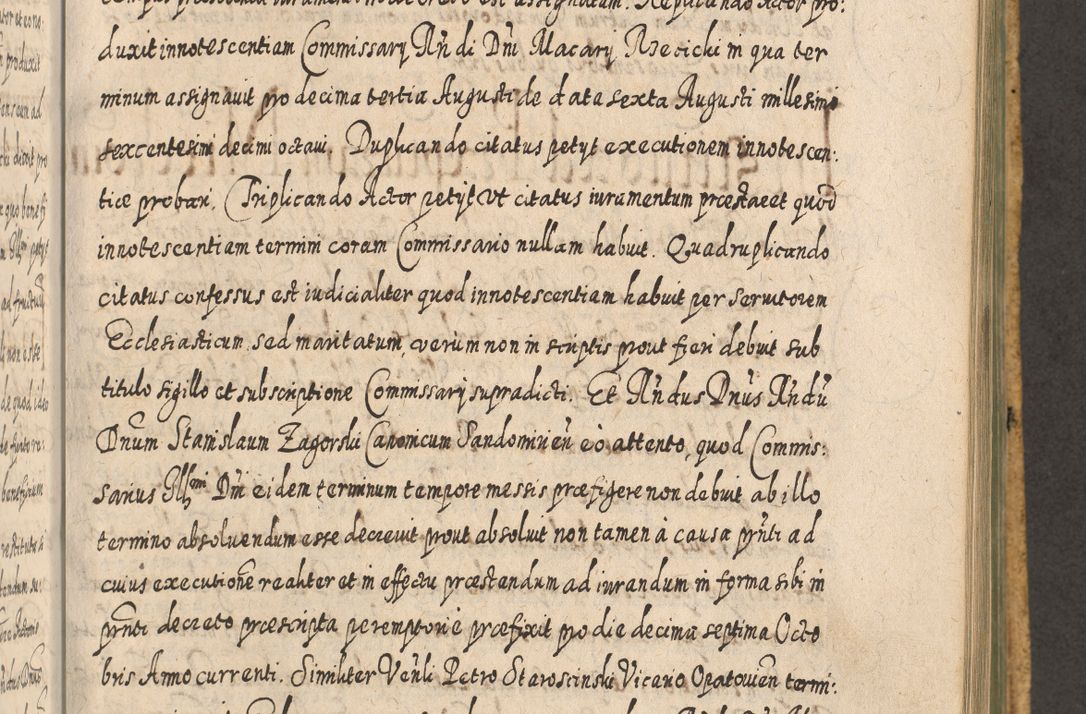 Zdjęcie nr 975 dla obiektu archiwalnego: Acta actorum, causarum spiritualium, civilium, criminalium, obligationum, cessionum, decimarum, testamentorum R. D. Martini Szyszkowski, episcopi Cracoviensis, ducis Severiensis in annis 1617 - 1619. Tomus primus.