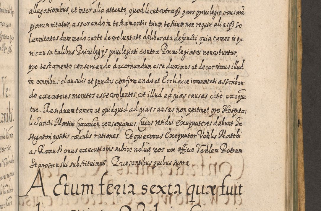 Zdjęcie nr 971 dla obiektu archiwalnego: Acta actorum, causarum spiritualium, civilium, criminalium, obligationum, cessionum, decimarum, testamentorum R. D. Martini Szyszkowski, episcopi Cracoviensis, ducis Severiensis in annis 1617 - 1619. Tomus primus.