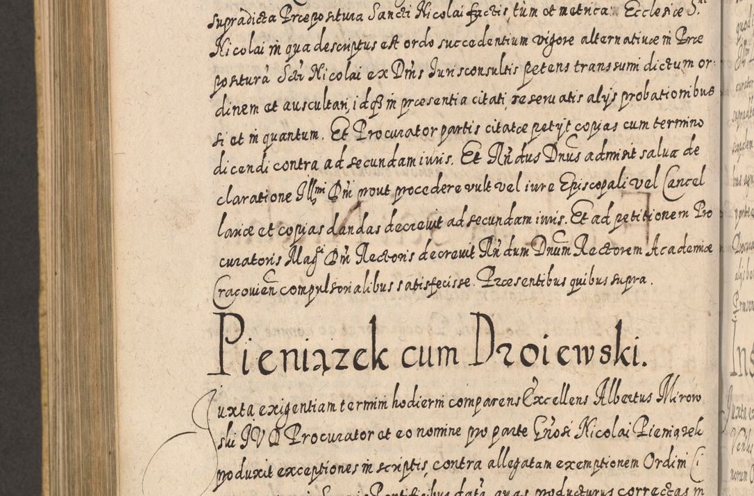 Zdjęcie nr 966 dla obiektu archiwalnego: Acta actorum, causarum spiritualium, civilium, criminalium, obligationum, cessionum, decimarum, testamentorum R. D. Martini Szyszkowski, episcopi Cracoviensis, ducis Severiensis in annis 1617 - 1619. Tomus primus.