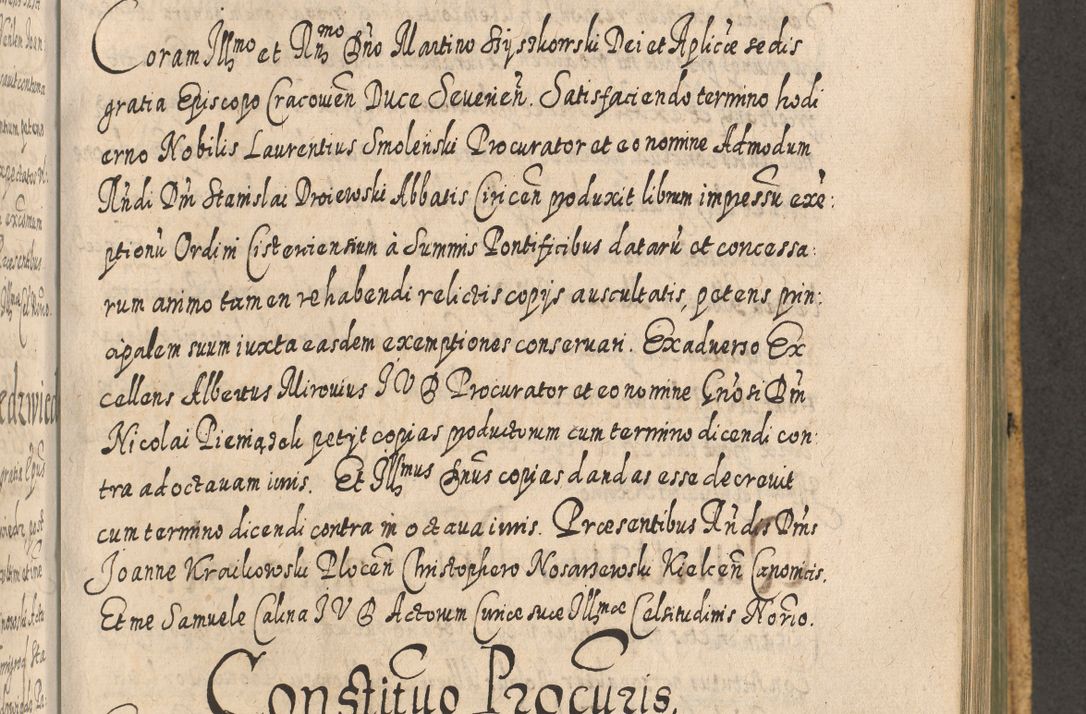 Zdjęcie nr 960 dla obiektu archiwalnego: Acta actorum, causarum spiritualium, civilium, criminalium, obligationum, cessionum, decimarum, testamentorum R. D. Martini Szyszkowski, episcopi Cracoviensis, ducis Severiensis in annis 1617 - 1619. Tomus primus.
