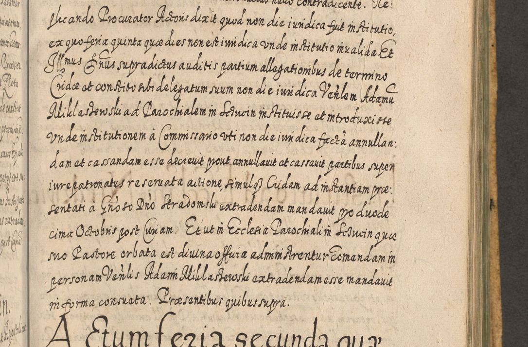 Zdjęcie nr 958 dla obiektu archiwalnego: Acta actorum, causarum spiritualium, civilium, criminalium, obligationum, cessionum, decimarum, testamentorum R. D. Martini Szyszkowski, episcopi Cracoviensis, ducis Severiensis in annis 1617 - 1619. Tomus primus.