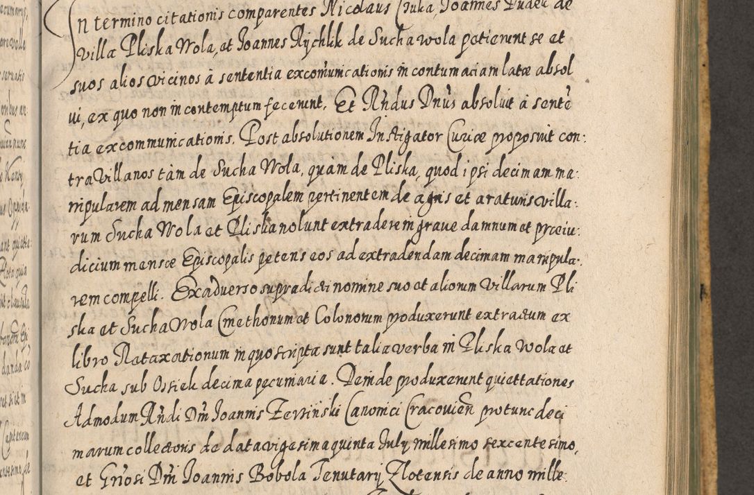 Zdjęcie nr 956 dla obiektu archiwalnego: Acta actorum, causarum spiritualium, civilium, criminalium, obligationum, cessionum, decimarum, testamentorum R. D. Martini Szyszkowski, episcopi Cracoviensis, ducis Severiensis in annis 1617 - 1619. Tomus primus.