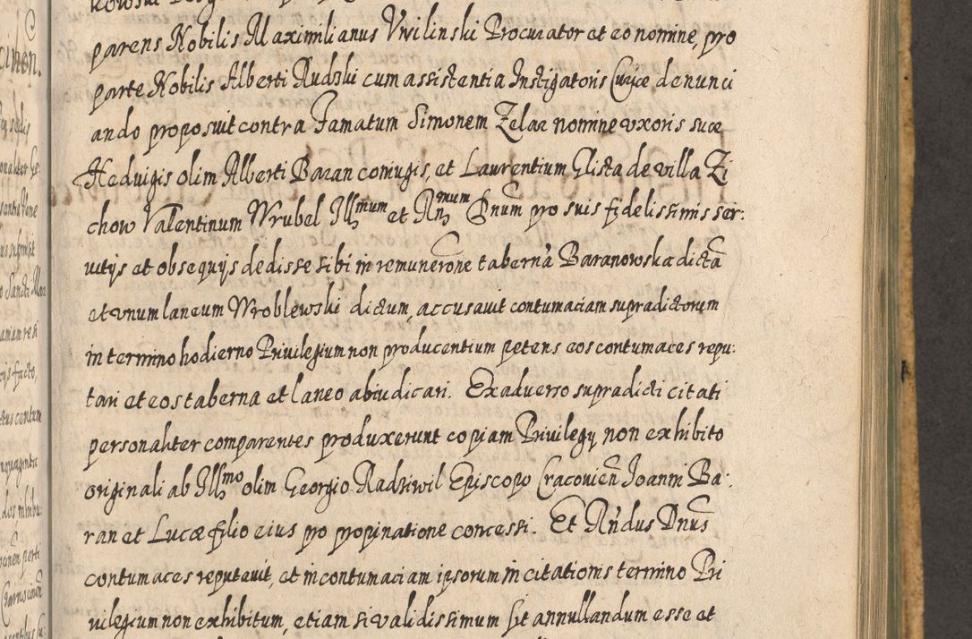 Zdjęcie nr 952 dla obiektu archiwalnego: Acta actorum, causarum spiritualium, civilium, criminalium, obligationum, cessionum, decimarum, testamentorum R. D. Martini Szyszkowski, episcopi Cracoviensis, ducis Severiensis in annis 1617 - 1619. Tomus primus.