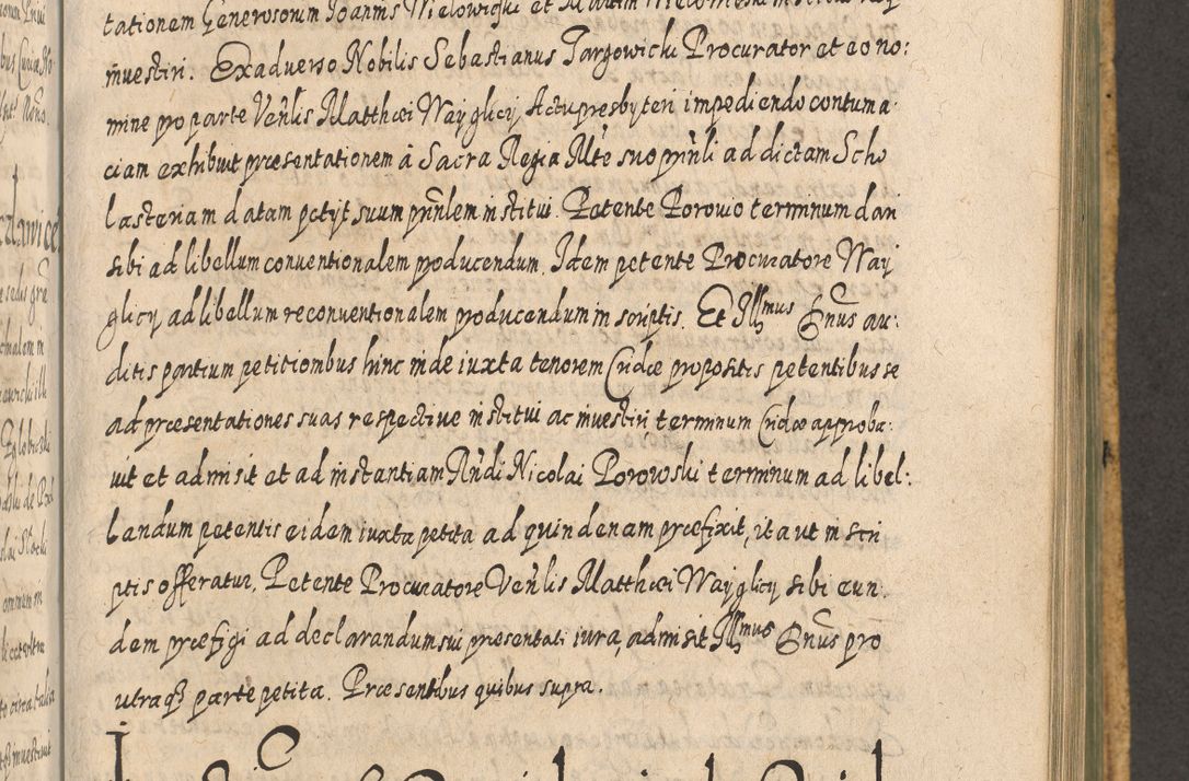 Zdjęcie nr 954 dla obiektu archiwalnego: Acta actorum, causarum spiritualium, civilium, criminalium, obligationum, cessionum, decimarum, testamentorum R. D. Martini Szyszkowski, episcopi Cracoviensis, ducis Severiensis in annis 1617 - 1619. Tomus primus.