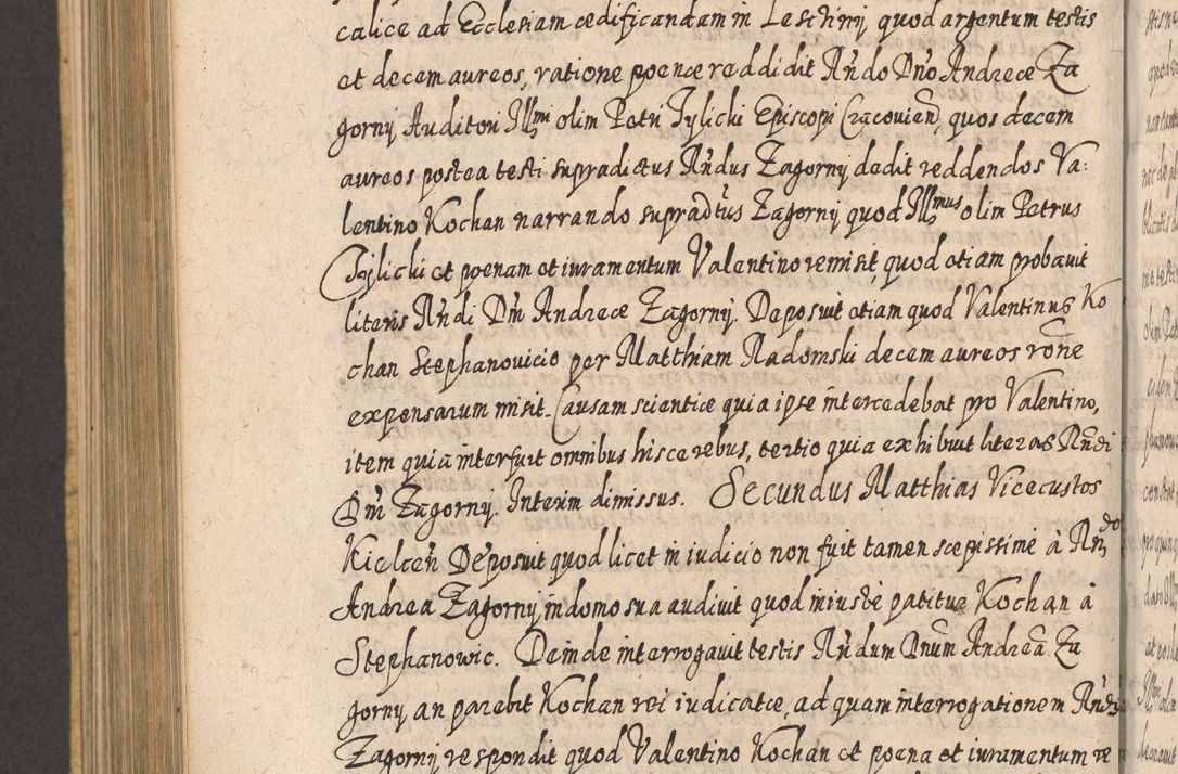 Zdjęcie nr 947 dla obiektu archiwalnego: Acta actorum, causarum spiritualium, civilium, criminalium, obligationum, cessionum, decimarum, testamentorum R. D. Martini Szyszkowski, episcopi Cracoviensis, ducis Severiensis in annis 1617 - 1619. Tomus primus.