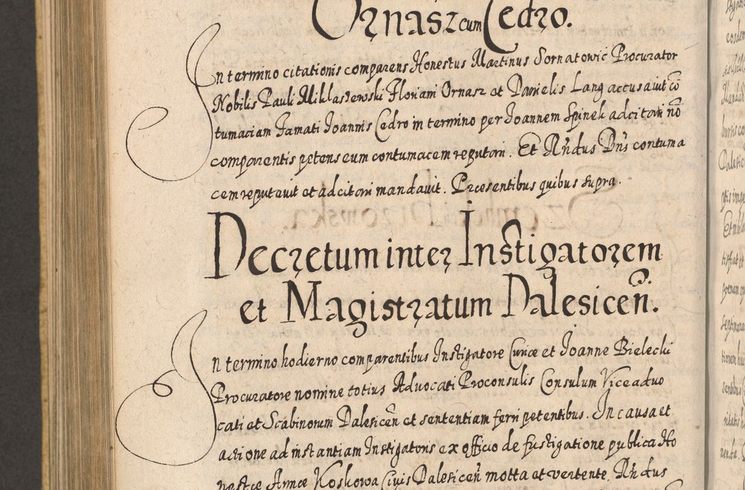 Zdjęcie nr 939 dla obiektu archiwalnego: Acta actorum, causarum spiritualium, civilium, criminalium, obligationum, cessionum, decimarum, testamentorum R. D. Martini Szyszkowski, episcopi Cracoviensis, ducis Severiensis in annis 1617 - 1619. Tomus primus.