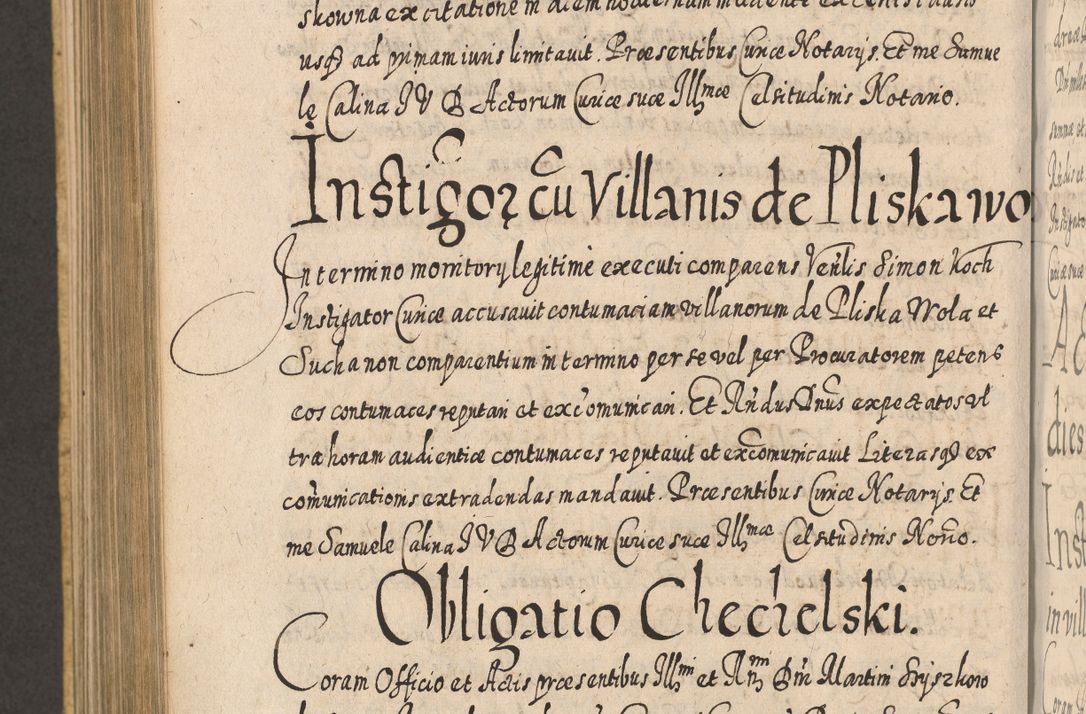 Zdjęcie nr 935 dla obiektu archiwalnego: Acta actorum, causarum spiritualium, civilium, criminalium, obligationum, cessionum, decimarum, testamentorum R. D. Martini Szyszkowski, episcopi Cracoviensis, ducis Severiensis in annis 1617 - 1619. Tomus primus.