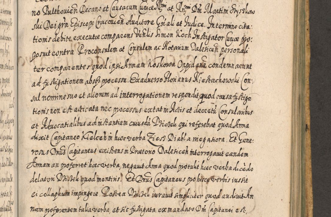 Zdjęcie nr 934 dla obiektu archiwalnego: Acta actorum, causarum spiritualium, civilium, criminalium, obligationum, cessionum, decimarum, testamentorum R. D. Martini Szyszkowski, episcopi Cracoviensis, ducis Severiensis in annis 1617 - 1619. Tomus primus.