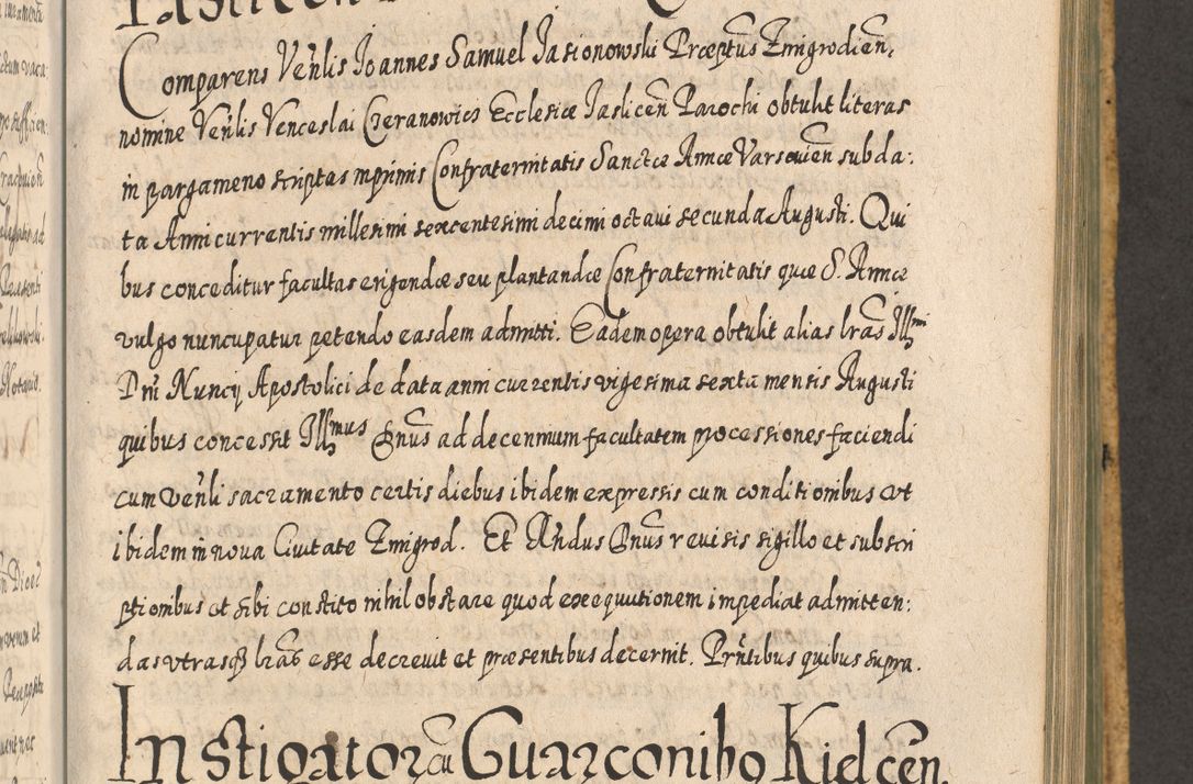 Zdjęcie nr 932 dla obiektu archiwalnego: Acta actorum, causarum spiritualium, civilium, criminalium, obligationum, cessionum, decimarum, testamentorum R. D. Martini Szyszkowski, episcopi Cracoviensis, ducis Severiensis in annis 1617 - 1619. Tomus primus.