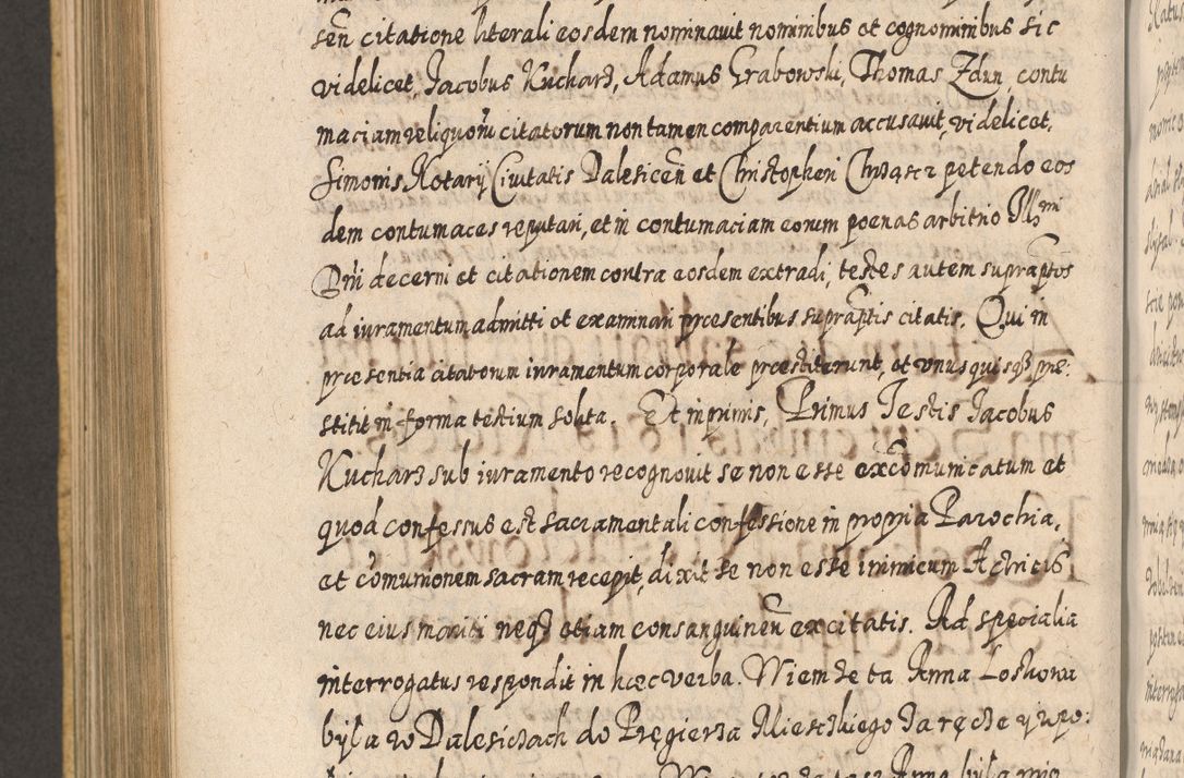 Zdjęcie nr 923 dla obiektu archiwalnego: Acta actorum, causarum spiritualium, civilium, criminalium, obligationum, cessionum, decimarum, testamentorum R. D. Martini Szyszkowski, episcopi Cracoviensis, ducis Severiensis in annis 1617 - 1619. Tomus primus.