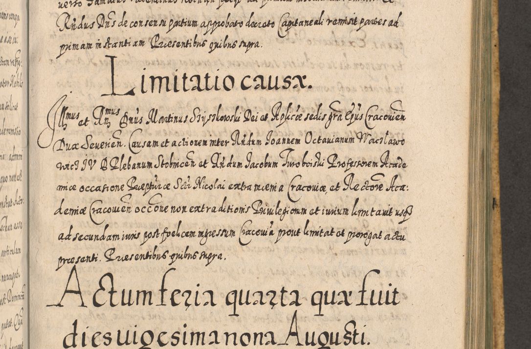 Zdjęcie nr 918 dla obiektu archiwalnego: Acta actorum, causarum spiritualium, civilium, criminalium, obligationum, cessionum, decimarum, testamentorum R. D. Martini Szyszkowski, episcopi Cracoviensis, ducis Severiensis in annis 1617 - 1619. Tomus primus.