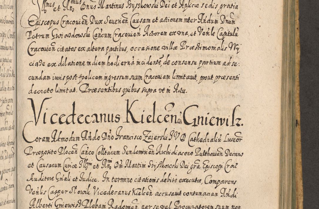 Zdjęcie nr 916 dla obiektu archiwalnego: Acta actorum, causarum spiritualium, civilium, criminalium, obligationum, cessionum, decimarum, testamentorum R. D. Martini Szyszkowski, episcopi Cracoviensis, ducis Severiensis in annis 1617 - 1619. Tomus primus.