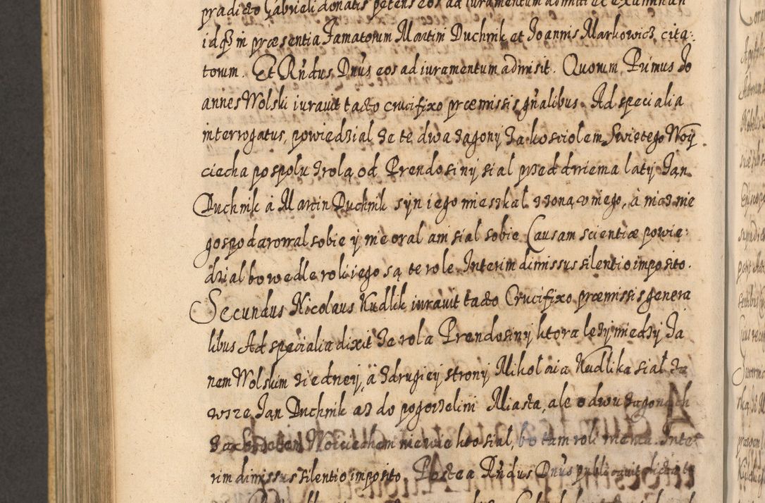 Zdjęcie nr 885 dla obiektu archiwalnego: Acta actorum, causarum spiritualium, civilium, criminalium, obligationum, cessionum, decimarum, testamentorum R. D. Martini Szyszkowski, episcopi Cracoviensis, ducis Severiensis in annis 1617 - 1619. Tomus primus.