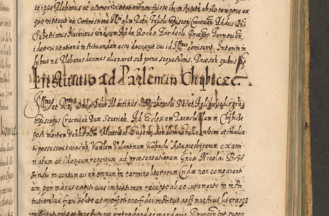 Zdjęcie nr 880 dla obiektu archiwalnego: Acta actorum, causarum spiritualium, civilium, criminalium, obligationum, cessionum, decimarum, testamentorum R. D. Martini Szyszkowski, episcopi Cracoviensis, ducis Severiensis in annis 1617 - 1619. Tomus primus.