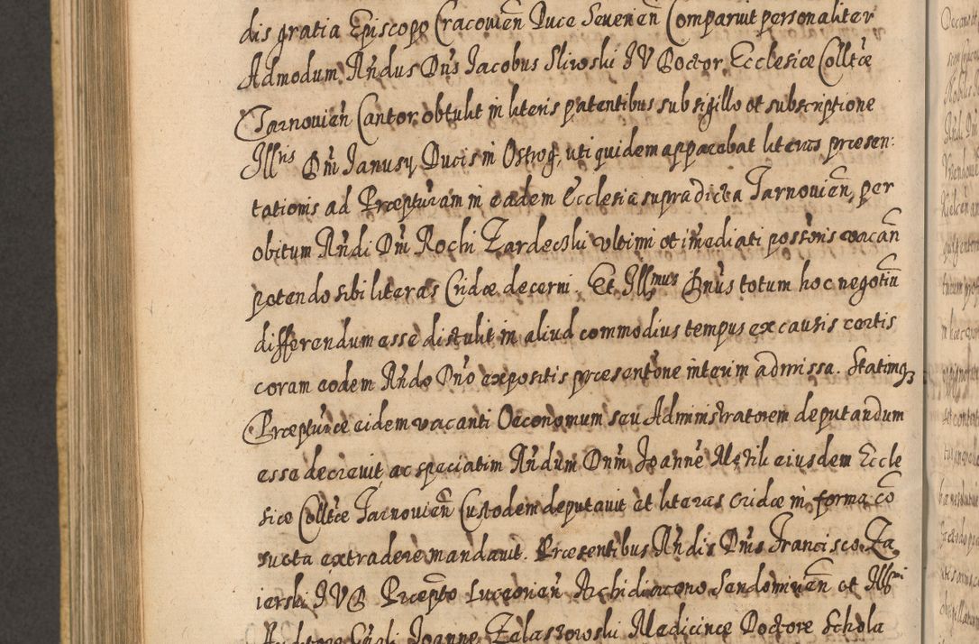 Zdjęcie nr 877 dla obiektu archiwalnego: Acta actorum, causarum spiritualium, civilium, criminalium, obligationum, cessionum, decimarum, testamentorum R. D. Martini Szyszkowski, episcopi Cracoviensis, ducis Severiensis in annis 1617 - 1619. Tomus primus.