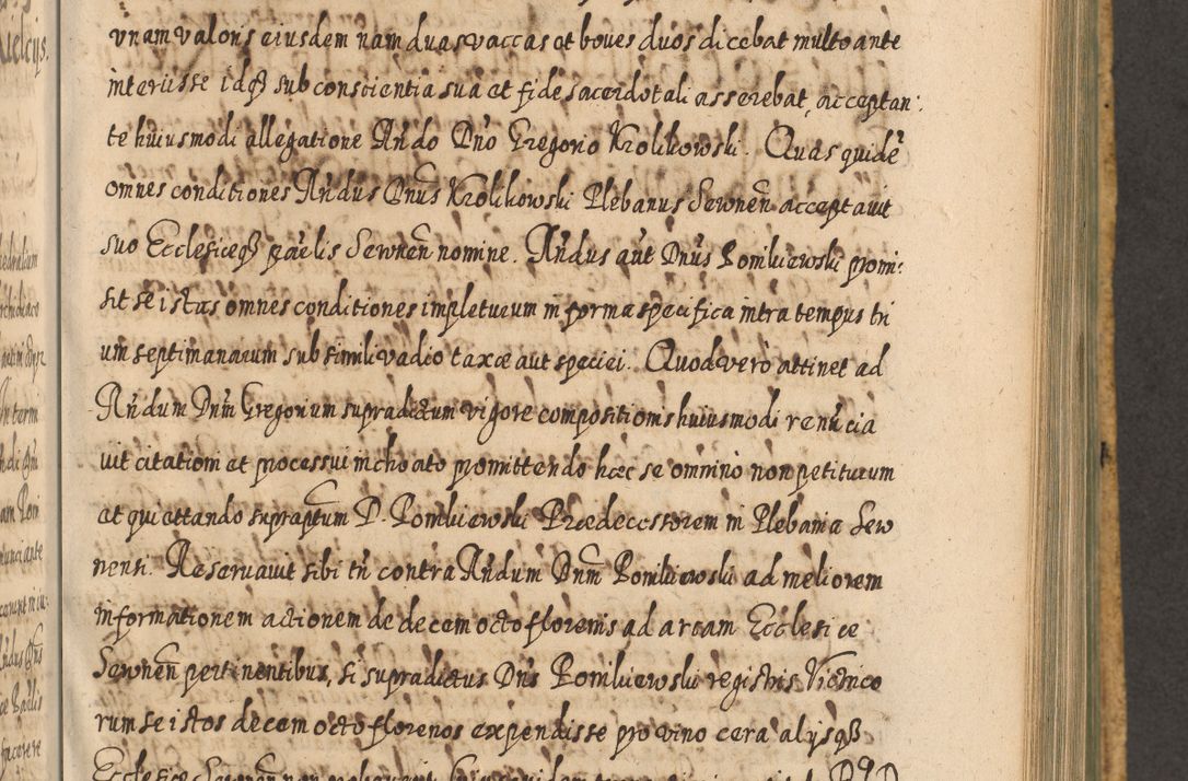 Zdjęcie nr 876 dla obiektu archiwalnego: Acta actorum, causarum spiritualium, civilium, criminalium, obligationum, cessionum, decimarum, testamentorum R. D. Martini Szyszkowski, episcopi Cracoviensis, ducis Severiensis in annis 1617 - 1619. Tomus primus.