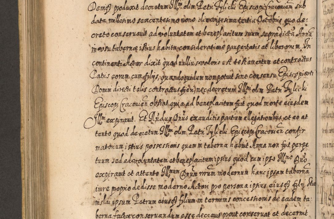 Zdjęcie nr 871 dla obiektu archiwalnego: Acta actorum, causarum spiritualium, civilium, criminalium, obligationum, cessionum, decimarum, testamentorum R. D. Martini Szyszkowski, episcopi Cracoviensis, ducis Severiensis in annis 1617 - 1619. Tomus primus.