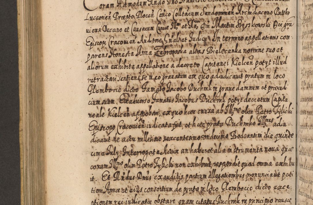 Zdjęcie nr 869 dla obiektu archiwalnego: Acta actorum, causarum spiritualium, civilium, criminalium, obligationum, cessionum, decimarum, testamentorum R. D. Martini Szyszkowski, episcopi Cracoviensis, ducis Severiensis in annis 1617 - 1619. Tomus primus.