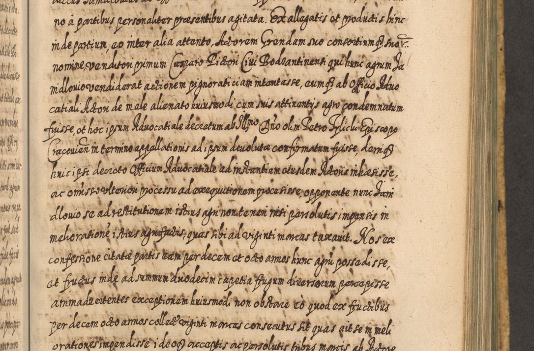 Zdjęcie nr 866 dla obiektu archiwalnego: Acta actorum, causarum spiritualium, civilium, criminalium, obligationum, cessionum, decimarum, testamentorum R. D. Martini Szyszkowski, episcopi Cracoviensis, ducis Severiensis in annis 1617 - 1619. Tomus primus.